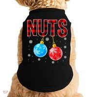 Nuts Chest Christmas Buffalo Plaid Matching Couple Chestnuts Doggie Tank thumb 0