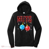 Nuts Chest Christmas Buffalo Plaid Matching Couple Chestnuts Women's Hoodie thumb 0