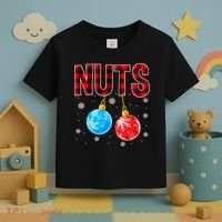 Nuts Chest Christmas Buffalo Plaid Matching Couple Chestnuts Toddler T-Shirt thumb 3