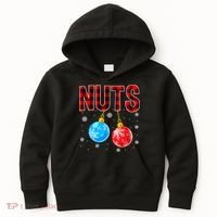 Nuts Chest Christmas Buffalo Plaid Matching Couple Chestnuts Kids Hoodie thumb 0