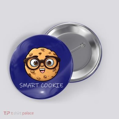National Chocolate Chip Cookie Day Funny Smart Cookie Gift Button