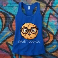 National Chocolate Chip Cookie Day Funny Smart Cookie Gift Women's Tank Top thumb 3