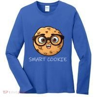 National Chocolate Chip Cookie Day Funny Smart Cookie Gift Women's Long Sleeve Shirt thumb 0