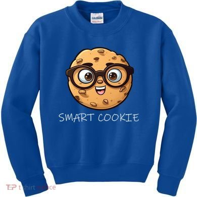 National Chocolate Chip Cookie Day Funny Smart Cookie Gift Kids Sweatshirt