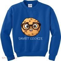National Chocolate Chip Cookie Day Funny Smart Cookie Gift Kids Sweatshirt thumb 0