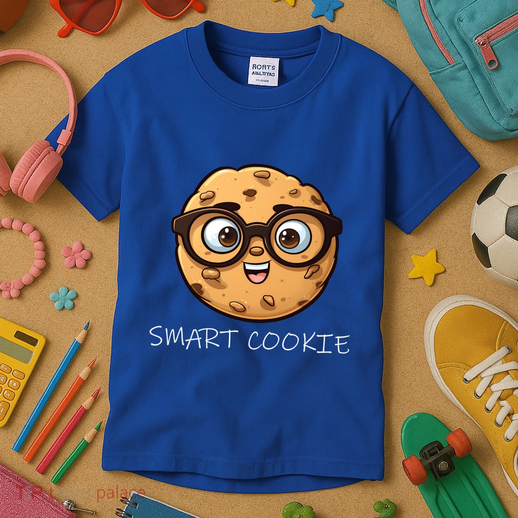 National Chocolate Chip Cookie Day Funny Smart Cookie Gift Kids T-Shirt
