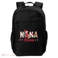 Nana Claus Christmas Family Matching Xmas Light Tree Gift Backpack thumb 0