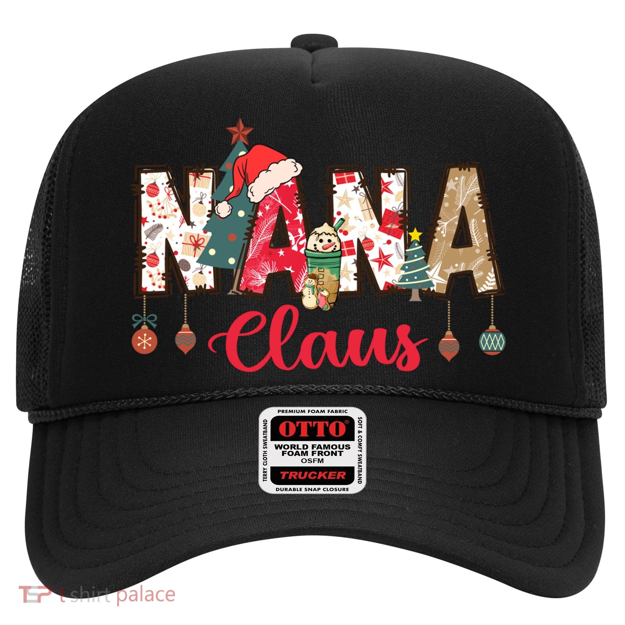 Nana Claus Christmas Family Matching Xmas Light Tree Gift Hat