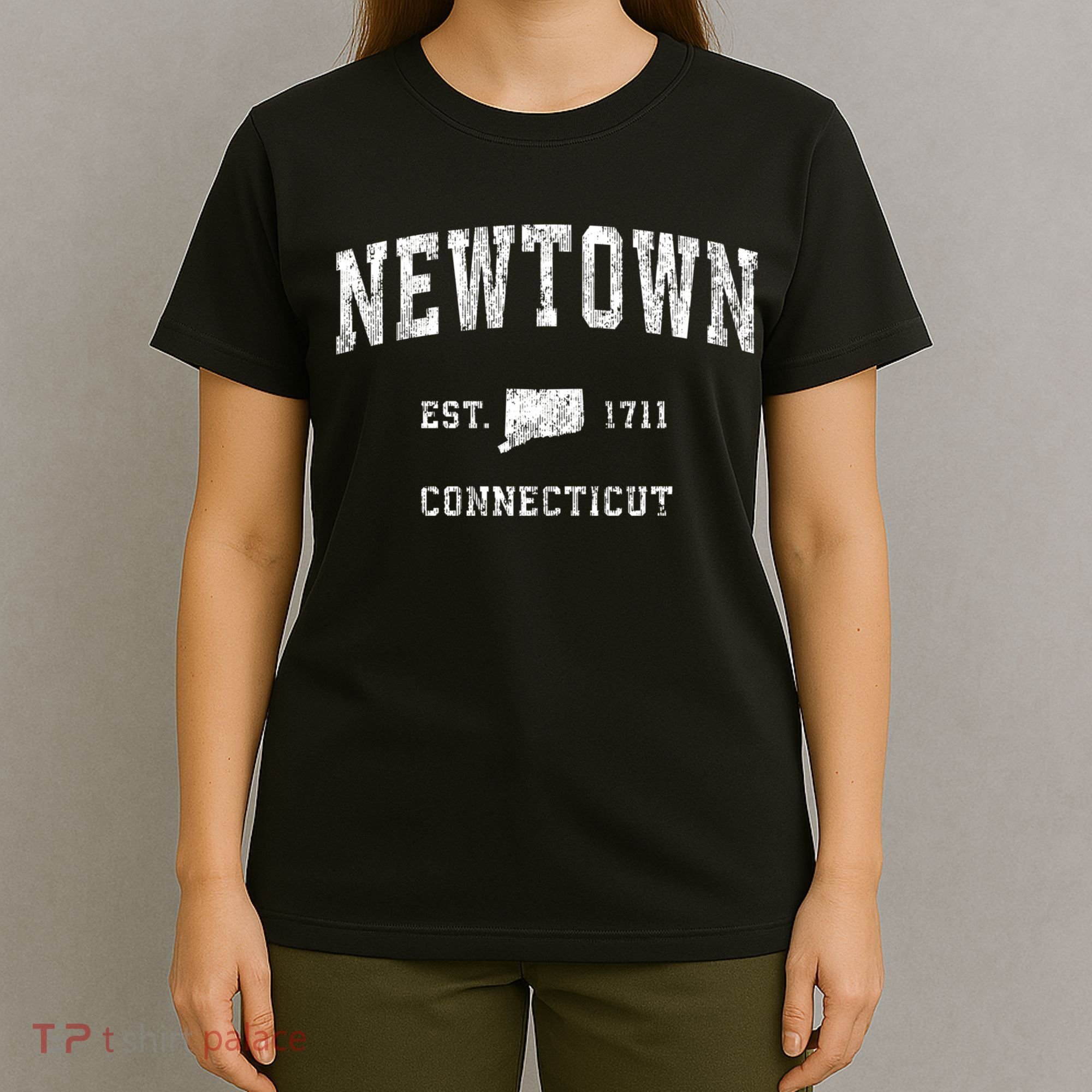 Newtown Connecticut Ct Vintage Sports T-Shirt