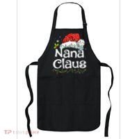 Nana Claus Christmas Pajama Family Matching Xmas Light Apron thumb 0