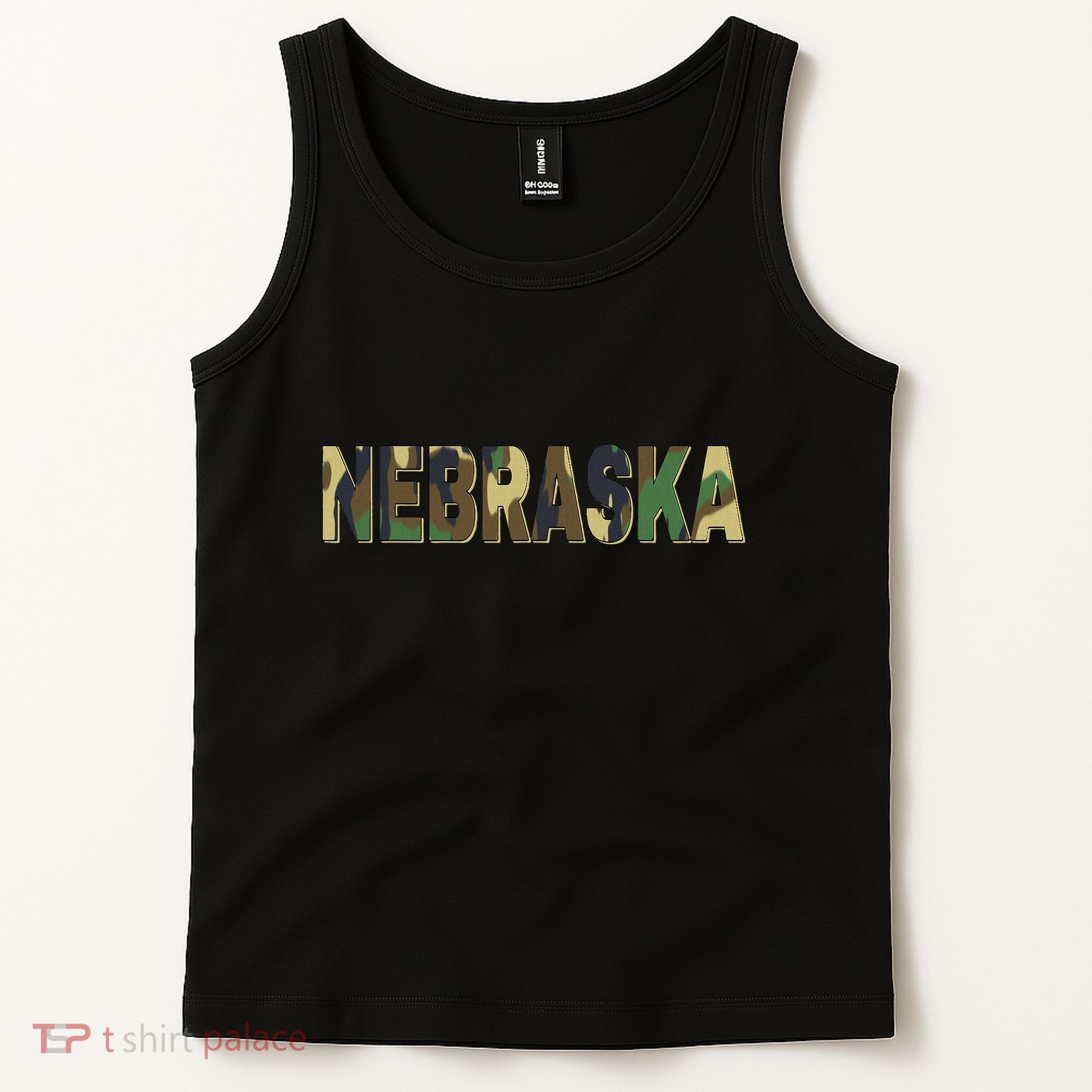 Nebraska Camouflage Camo Nebraska Tank Top