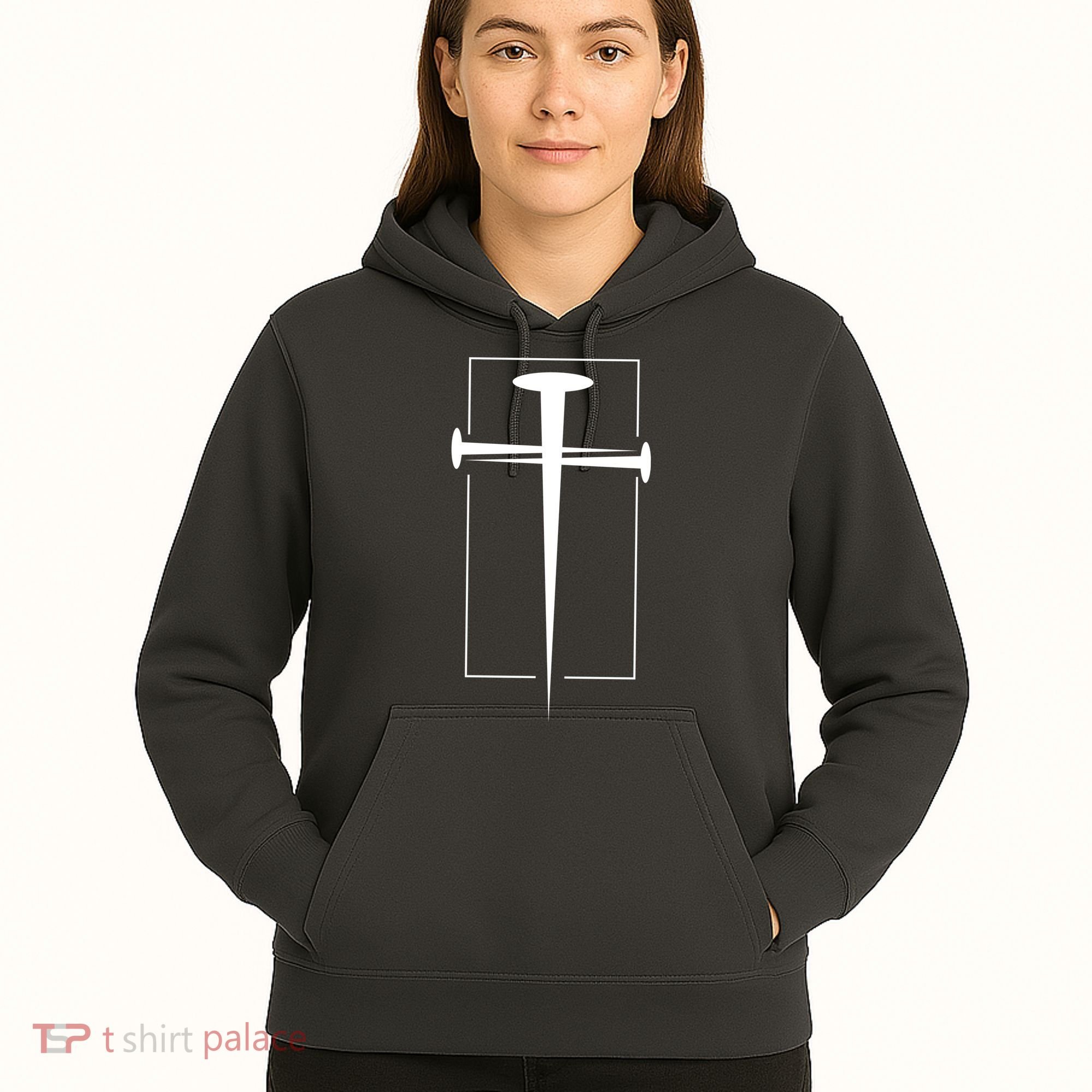 Nail Cross Christianity Hoodie