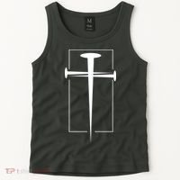 Nail Cross Christianity Tank Top thumb 2