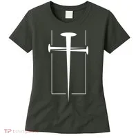 Nail Cross Christianity Women's T-Shirt thumb 0