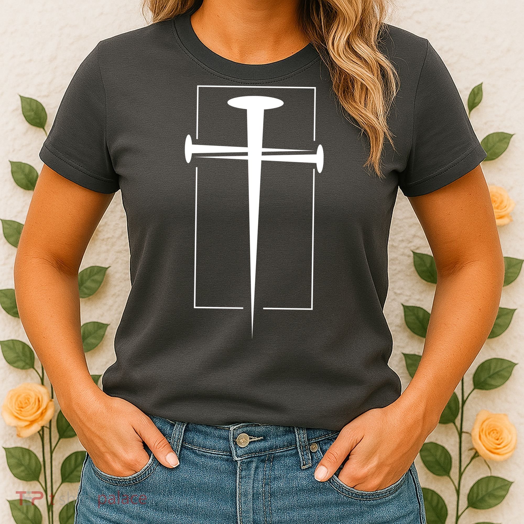 Nail Cross Christianity Women's T-Shirt