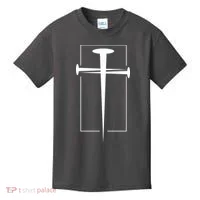 Nail Cross Christianity Kids T-Shirt thumb 0