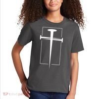 Nail Cross Christianity Kids T-Shirt thumb 2