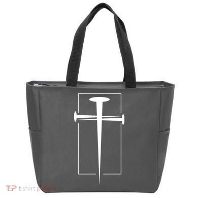 Nail Cross Christianity Tote Bag