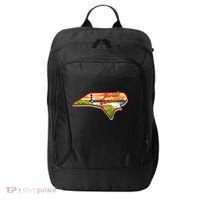 North Carolina Cartoon Illustration City Backpack thumb 0