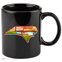North Carolina Cartoon Illustration 11oz C Handle Ceramic Mug thumb 0
