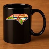 North Carolina Cartoon Illustration 11oz C Handle Ceramic Mug thumb 3