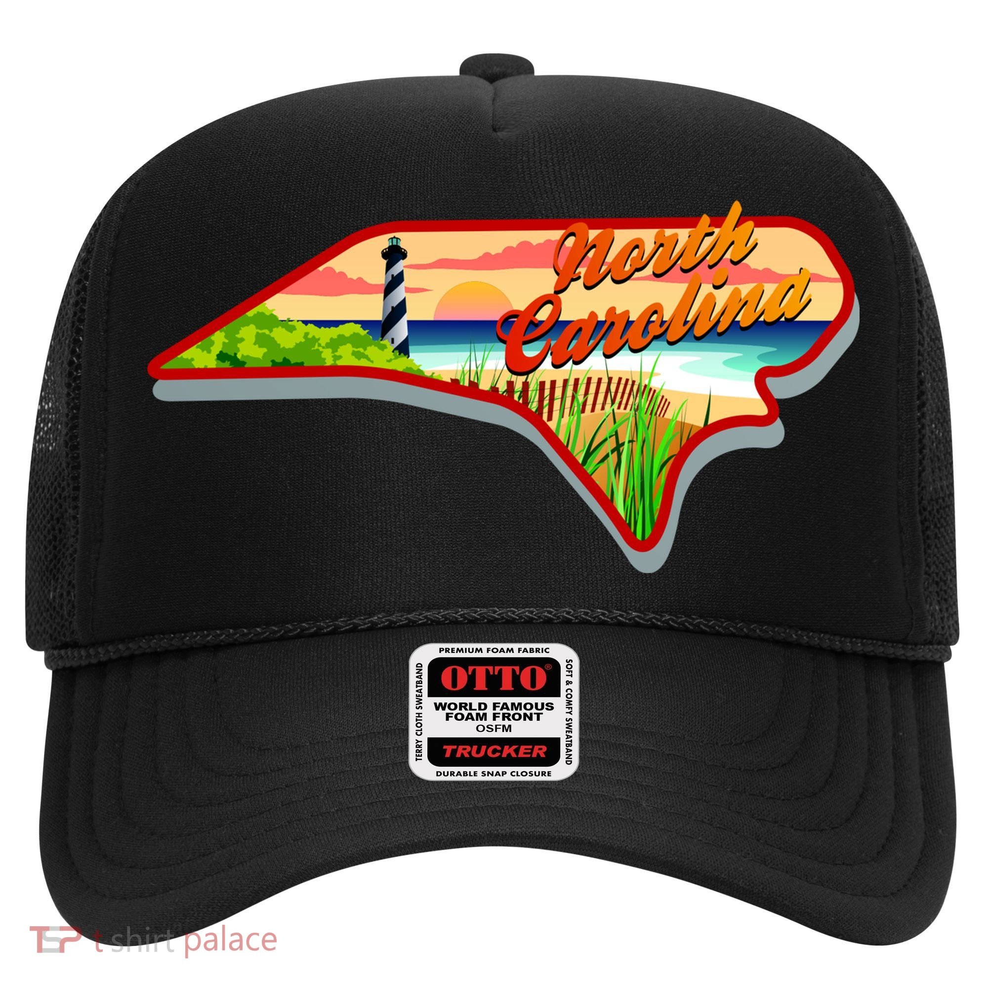 North Carolina Cartoon Illustration Hat
