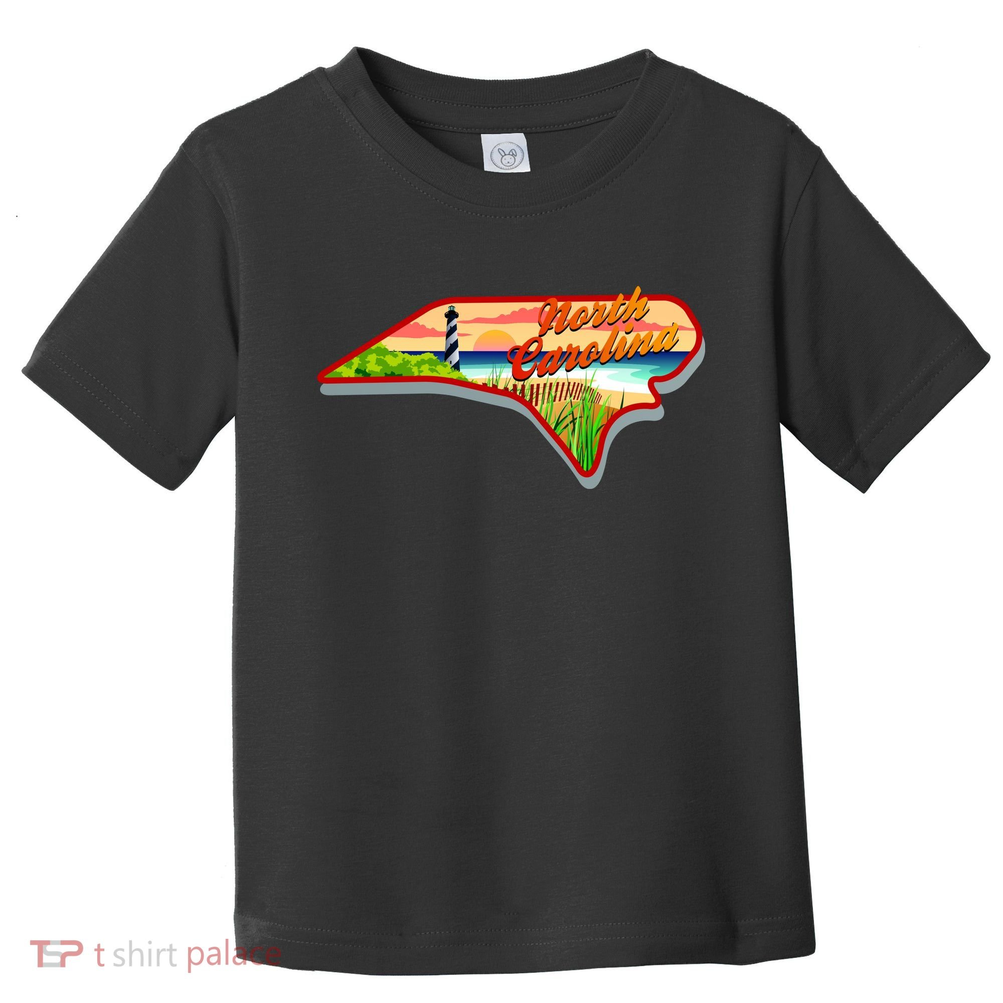 North Carolina Cartoon Illustration Toddler T-Shirt