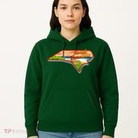 North Carolina Cartoon Illustration Hoodie thumb 5