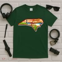 North Carolina Cartoon Illustration T-Shirt thumb 5