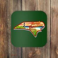 North Carolina Cartoon Illustration Coaster thumb 0