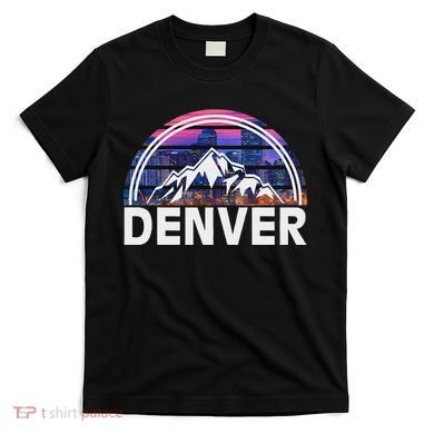 New Colorado Denver State Gift Rocky Mountain T-Shirt