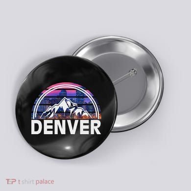 New Colorado Denver State Gift Rocky Mountain Button