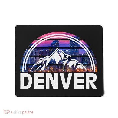 New Colorado Denver State Gift Rocky Mountain Mousepad
