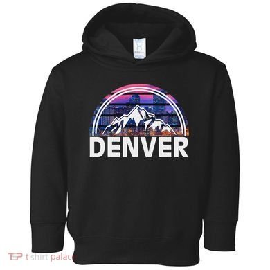 New Colorado Denver State Gift Rocky Mountain Toddler Hoodie