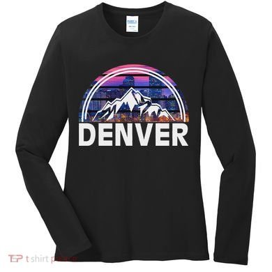 New Colorado Denver State Gift Rocky Mountain Women's Long Sleeve Shirt