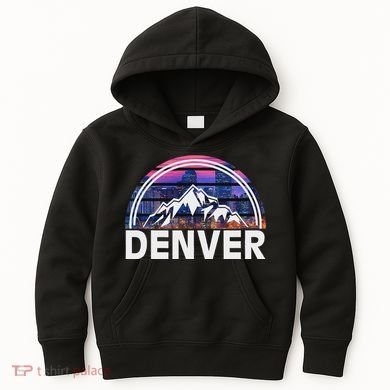 New Colorado Denver State Gift Rocky Mountain Kids Hoodie
