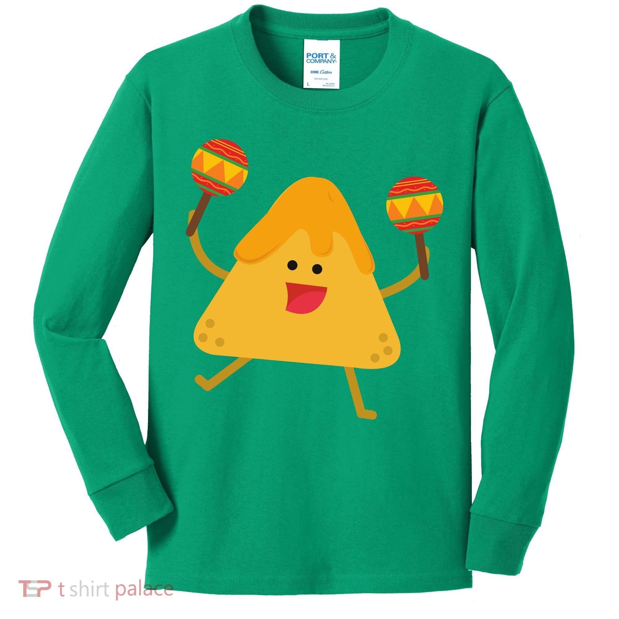 Nacho Cinco De Mayo Festive Funny Kids Long Sleeve Shirt