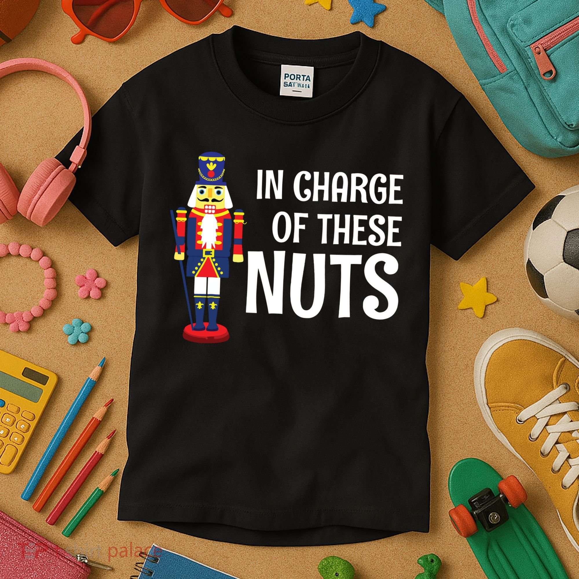 Nutcracker Costume Dancer Ballerina Gift Christmas Ballet Kids T-Shirt