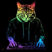 Neon Cat Dj Baby Bodysuit thumb 2