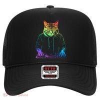 Neon Cat Dj Hat thumb 0