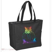 Neon Cat Dj Tote Bag thumb 2