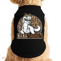 Nanasaurus Cool Dino T Rex Leopard Funny Mothers Day Grandma Doggie Tank thumb 0
