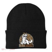 Nanasaurus Cool Dino T Rex Leopard Funny Mothers Day Grandma Beanie thumb 0