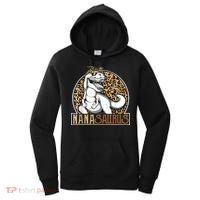 Nanasaurus Cool Dino T Rex Leopard Funny Mothers Day Grandma Women's Hoodie thumb 0