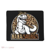 Nanasaurus Cool Dino T Rex Leopard Funny Mothers Day Grandma Mousepad thumb 0