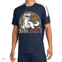 Nanasaurus Cool Dino T Rex Leopard Funny Mothers Day Grandma Sport-Tek Competitor United Soccer Jersey thumb 0