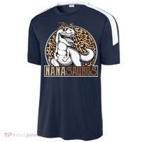 Nanasaurus Cool Dino T Rex Leopard Funny Mothers Day Grandma Sport-Tek Competitor United Soccer Jersey thumb 2
