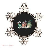 Nurse Christmas Drinks Latte Pills Jar Stethoscope Funny Graphic Oversized Ornament thumb 0