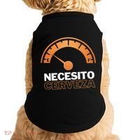 Necesito Cerveza Funny Spanish Beer Lover Doggie Tank thumb 0