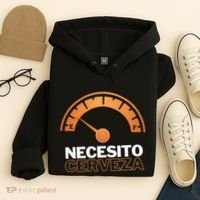 Necesito Cerveza Funny Spanish Beer Lover Hoodie thumb 4
